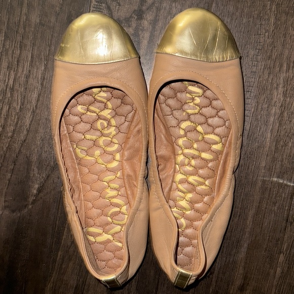 Sam Edelman leather ballet flats size 5.5 ladies - Picture 1 of 4